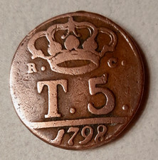 REGNO DI NAPOLI - FERDINANDO IV - 5 TORNESI 1798