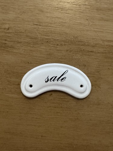 Targhetta sale ceramica - sale,
