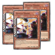 3x MANGIA DANNO • (Damage Eater) • Comune • DREV IT004 • 1Ed • YUGIOH! ANDYCARDS