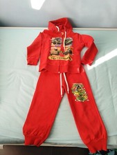 Tuta bimbo rossa Mutant Ninja Turtles - pantaloni lunghi bambino e felpa 