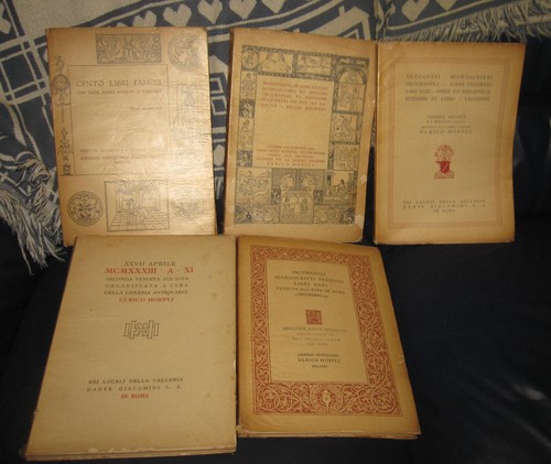 1933 tre cataloghi asta - 1933, d'asta