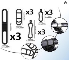 Elastici in Silicone per Bicicletta, Anelli in Gomma per luci per Bicicletta.