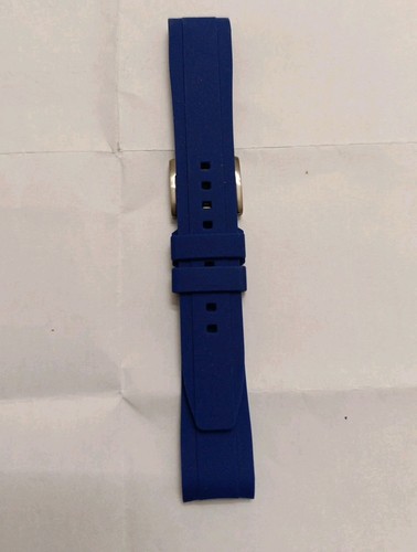Cinturino gomma blu per swatch - gomma,