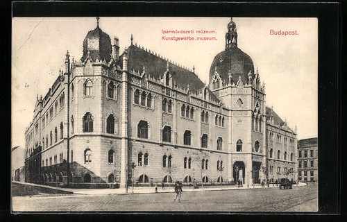Cartolina budapest vista dal - cartolina, budapest,