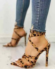 Sandali stiletto beige