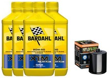 TAGLIANDO HARLEY/DAVIDSON SPORTSTER BARDAHL XTM 20W50 FILTRO OLIO NERO RACING 