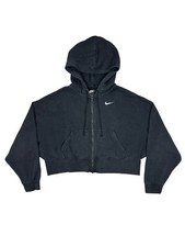 Giacca Nike nera con cappuccio