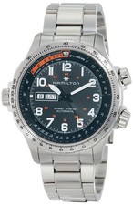 Orologio da uomo HAMILTON Khaki Aviation X Wind H77755133 in acciaio inossida...