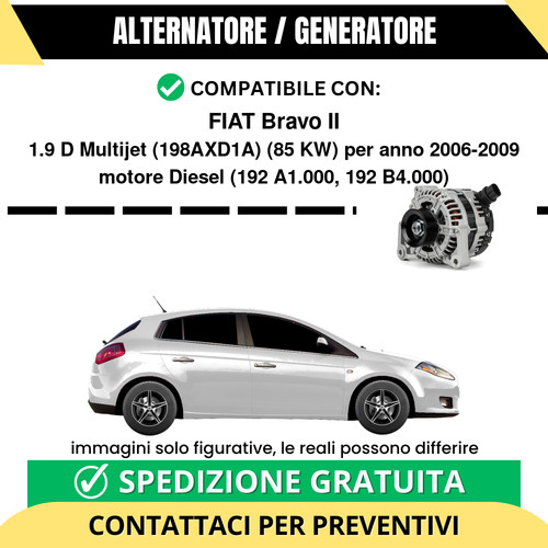 Alternatore fiat bravo - alternatore,