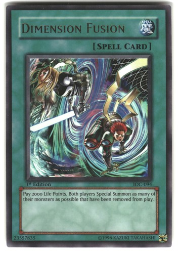Dimension fusion nm - yu-gi-oh!,