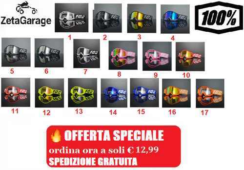 Occhiali mascherina casco moto - mascherina,