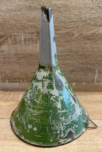 Vintage antique metal enamel - vintage,