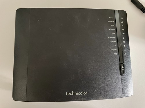 Modem router wifi technicolor - modem,