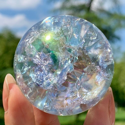Sfera quarzo arcobaleno - quarzo,