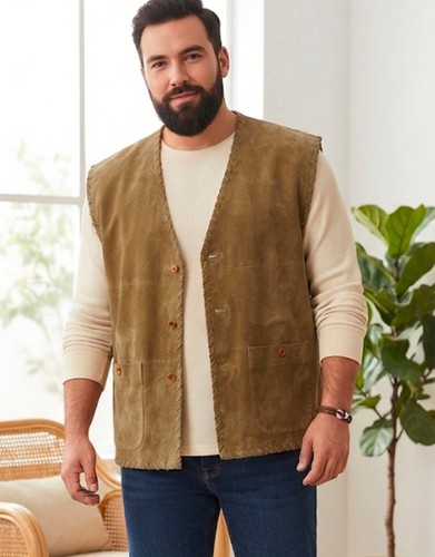 Gilet vintage vera - in, pelle
