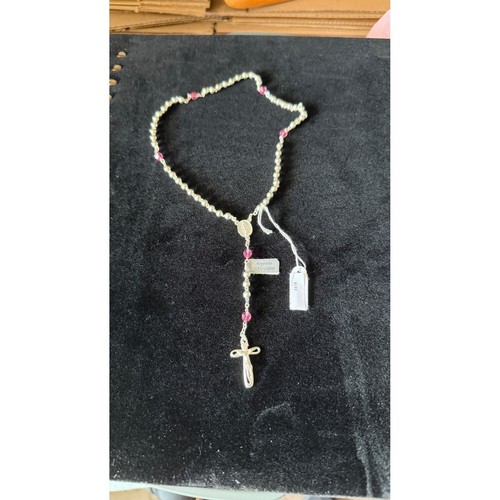 Collana rosario argento - rosario,