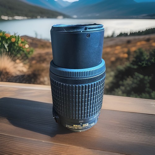 Nikon nikkor 55 200 mm - nikon, dx