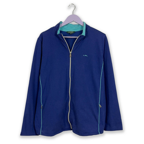 Felpa ralph lauren blu con - blu, zip