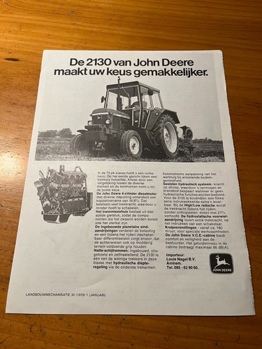 Brochure olandese john deere - brochure,