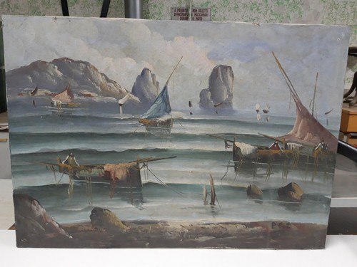 Marina faraglioni dipinto - i, faraglioni,