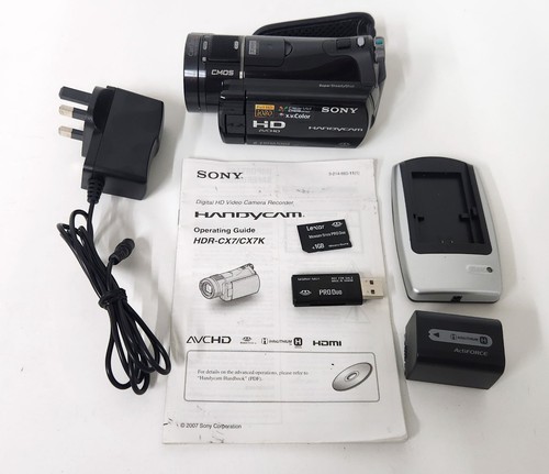 Sony handycam hdr cx7 - handycam, hdr-cx7