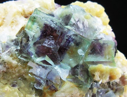 Cristalli di fluorite e - g,