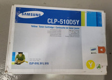 Toner Samsung CLP-510D5Y Giallo Nuovo OVP Originale CLP-510, CLP-511 Rg IVA