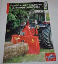 Brochure per trattore Tajfun Logging Brochure Brochure