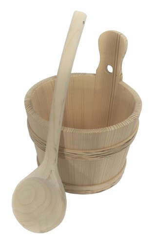 Secchio sauna legno con - 5,