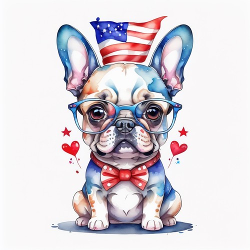Bulldog francese cane auto
