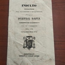 1856 INDULTO MONS. PIETRO ROTA
