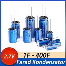 Super Condensatore 2.7V 1F/2/3/6.8/8/10/15/20/50F/100F to 400F Condensatore Farad