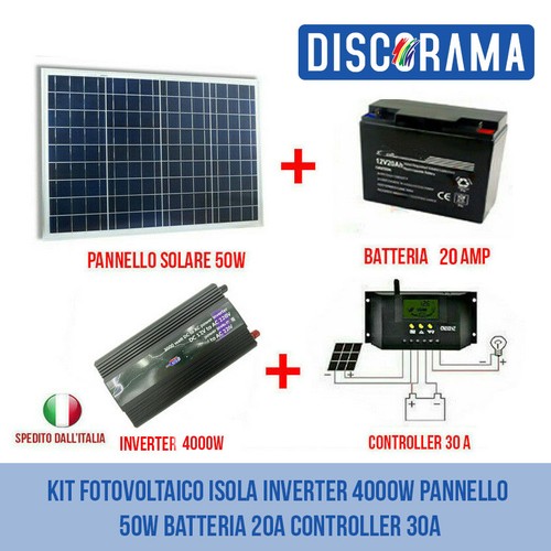 Kit fotovoltaico isola - kit,