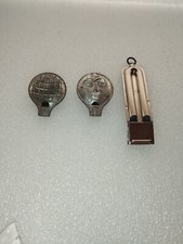 3 Antichi Fischietti In Metallo LEGGI DESCRIZIONE