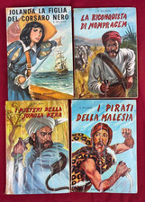 Lotto 4 libri Salgari Editrice