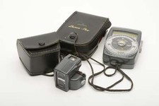 Gossen Luna-Pro CdS Misuratore di Luce Incidente con Attacco Tele Spot Meter, Custodie