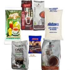 Busta Solubile Ristora Garibaldi Latte Cioccolato Ginseng Tè Orzo Scegli i Gusti