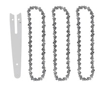 Kit 3 Catena 8" Ricambio + Barra 8 Pollici Per Mini Motosega a Batteria Sega