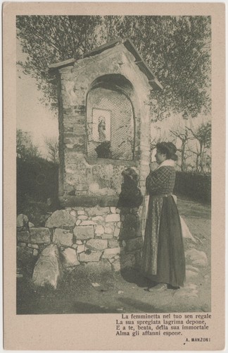 Cartolina donne preghiera - in,