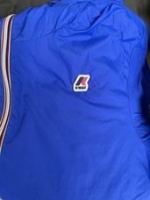 Giubbino Uomo primaverile giacca a vento con imbottitura leggera K-way Blu Nero