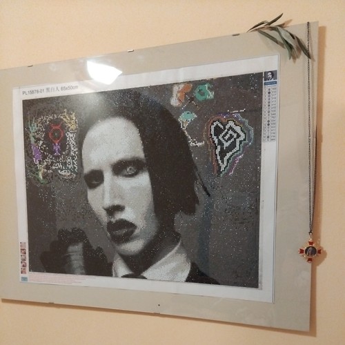 Marilyn manson quadro - marilyn,
