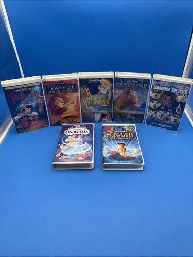 Disney vhs movies lot 7 - vhs,