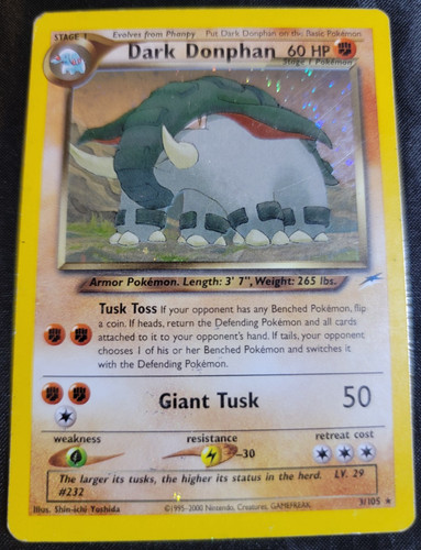 Holo foil dark donphan 3 - holo,