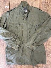 Alpha Industries M-65 Giacca Jacket Cold Weather Made Usa Tg M Long Vtg Vietnam