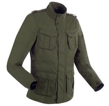 GIACCA JACKET CLASSIC CITY MOTO BERING NORRIS EVO IMPERMEABILE KAKI GREEN TG S