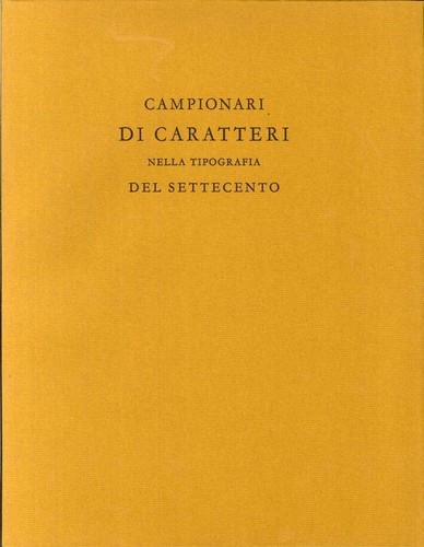 Campionari caratteri nella - di,