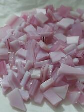 TESSERE PER MOSAICO ARTISTICO-VETRO OPALESCENTE (taglio irregolare) colore Rosa