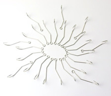 25 Pezzi Ami con occhiello per Siliconici MUSTAD - Ref 31022D - Size 4/0 - CD242