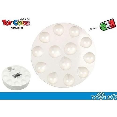 Tavolozza tonda per pittura - tonda,