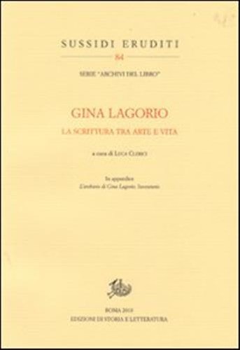 Gina lagorio scrittura tra - lagorio.,
